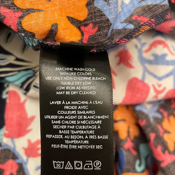 Anthropologie Women's Floral Print Chiffon Puff Sleeve Kayak Maxi Dress Size S - Picture 9 of 13